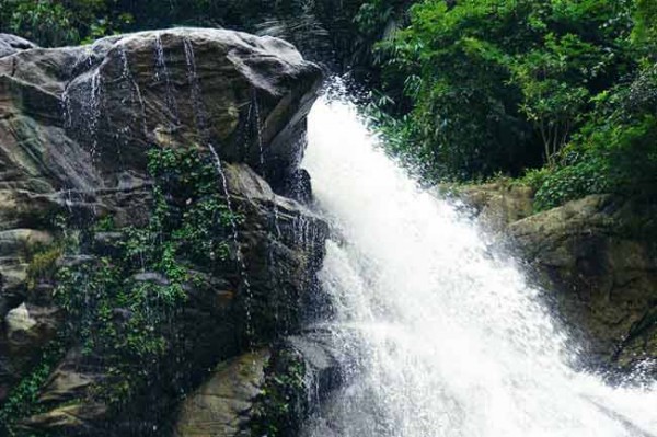 sentinel rock wateThis cascade is one of the largest waterfalls in Wayanad. This spectacular watercourse fall is on the way of the new road, constructed to Kottiyoor from Wayanad. It locates about 1km away from the Boy’s town road and 24 kilometers away from Kottiyoor in Kannur District. rfalls