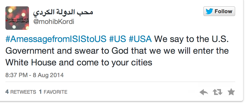ISIS militants send threatening messages thro