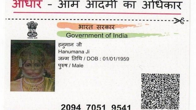 authorities-in-india-inquire-about-the-identity-card-of-hanuman