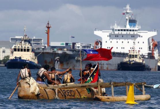 Hundreds blockaded Newcastle Coal port in Aus