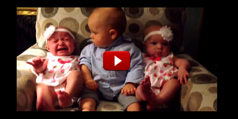 baby-boy-is-so-confused-when-he-meets-his-twin-sisters