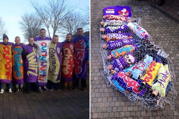 fancy-dress-to-resemble-cadburys-christmas-chocolate-treats