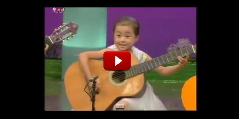 north-korean-childrens-playing-guitar