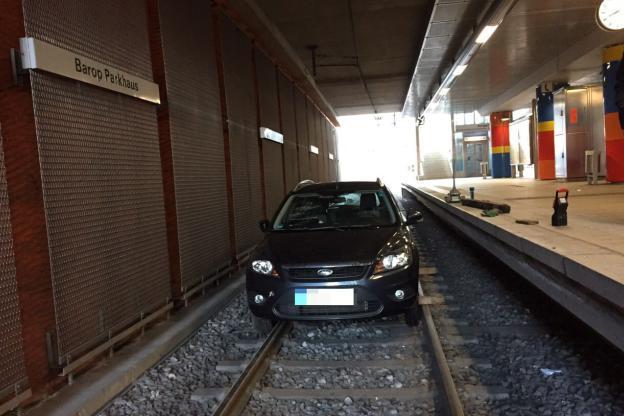 a-german-drives-his-car-onto-underground-train-track