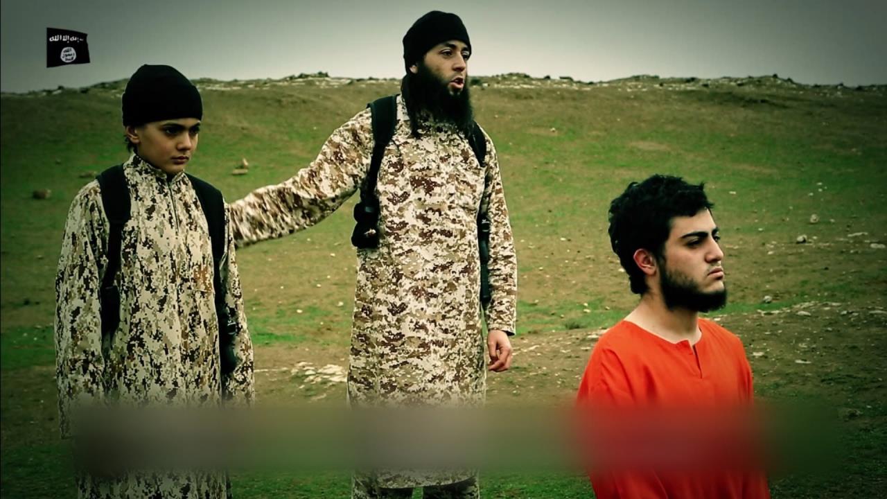 A child belongs to ISIS kills a teenager afte