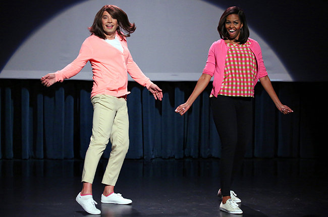 Michelle Obama once again Dances with Jimmy F