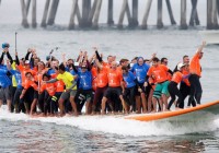 Californian Surfers break record for the high