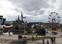 Dark theme park Dismaland opens for the publi