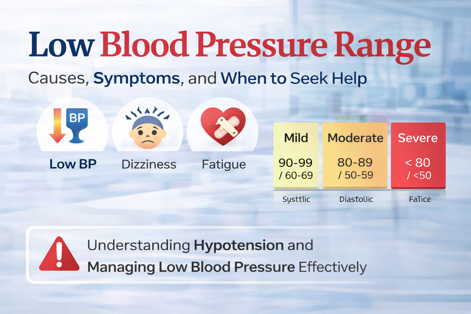 Low Blood Pressure Range: What’s Normal and When Should You Be Concerned?