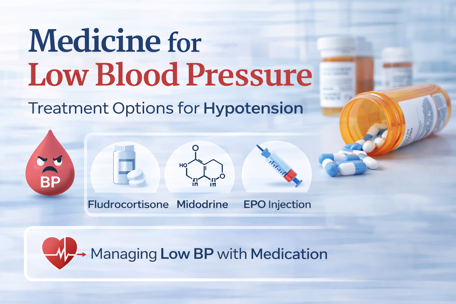 Medicine for Low Blood Pressure: How to Manage Hypotension Effectively