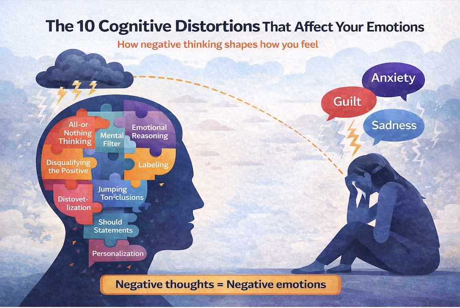 How Your Thoughts Shape Your Feelings: Understanding Cognitive Distortions