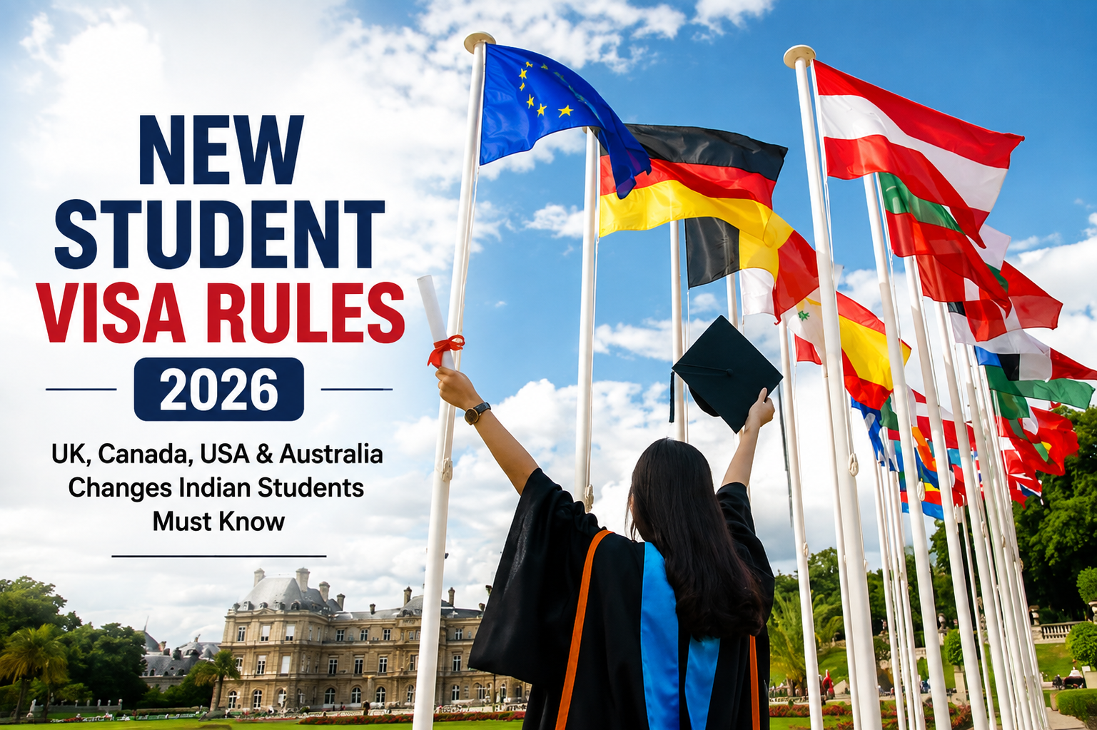 New Student Visa Rules 2026: UK, Canada, USA & Australia Changes Indian Students Must Know